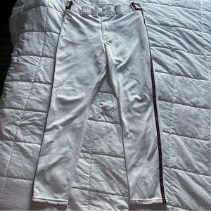 2013 Minnesota Twins Aaron Hicks Game Worn White Pants Majestic